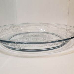 Vintage Fire King Glass Pie Pan